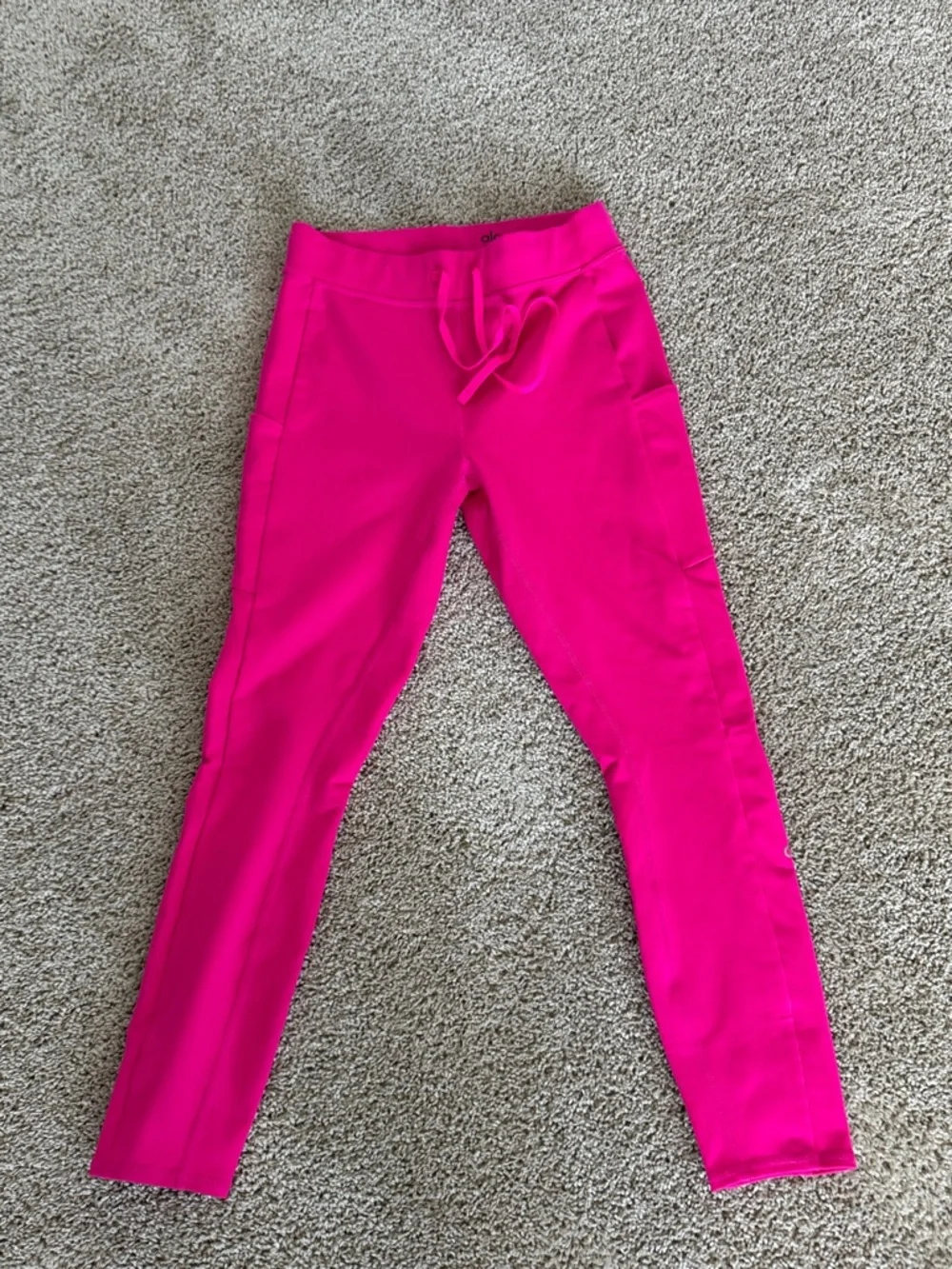 Alo Women’s Hot Pink Drawstring Active Joggers